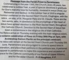 Special Parish Mass