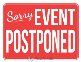 Sports Day Postponed