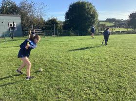 Hurling with Liam