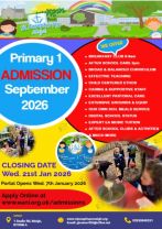 Primary 1 Admissions and Open Day 