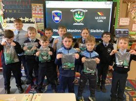 Killeavy GAA club visit our school 🟢⚫️